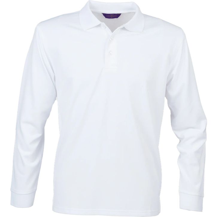 Image produit Unisex long sleeved polo shirt