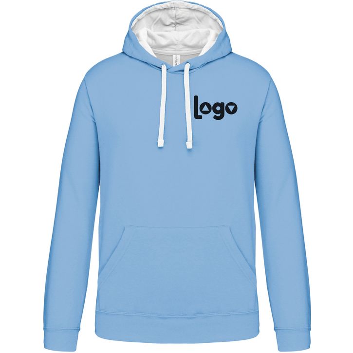 Image produit Sweat à capuche bicolore