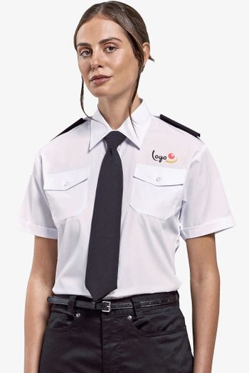 Image produit Chemise pilote à manches courtespour femme