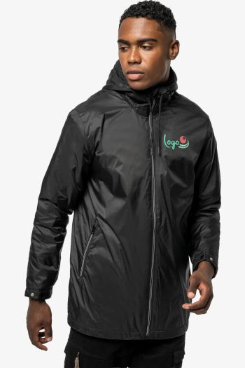 Image produit Veste à capuche avec doublure en micropolaire unisexe