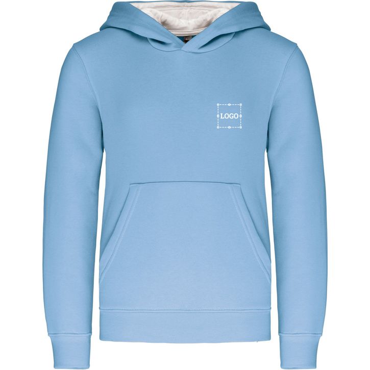 Image produit Sweat-shirt capuche contrastée enfant
