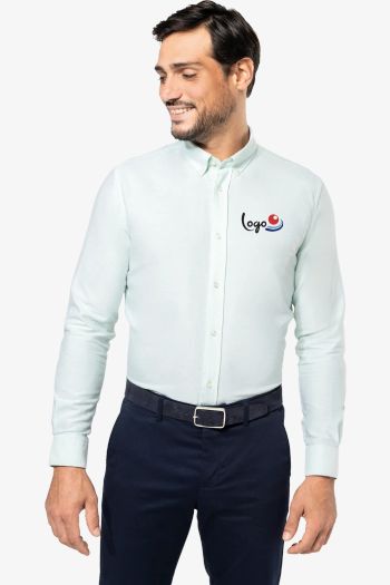 Image produit Chemise Oxford manches longues homme