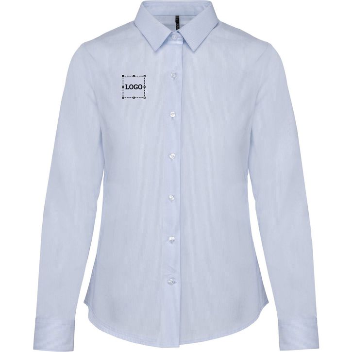 Image produit Chemise popeline manches longues femme 