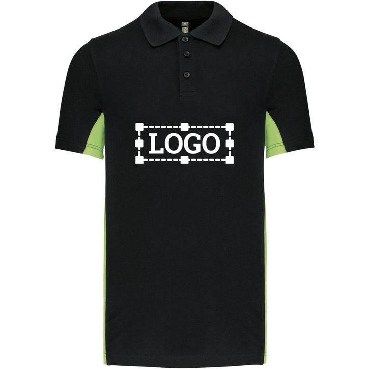 Polo bicolore FLAG Kariban