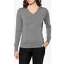 Pull Mérinos col V femme
