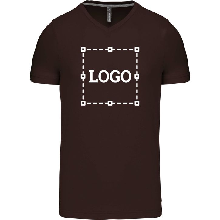 Image produit T-shirt col V manches courtes