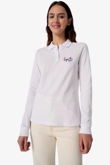 Image produit Polo piqué LSL femme 180