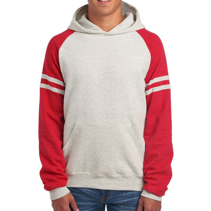 Image produit Nublend® varsity colour-block hooded sweatshirt