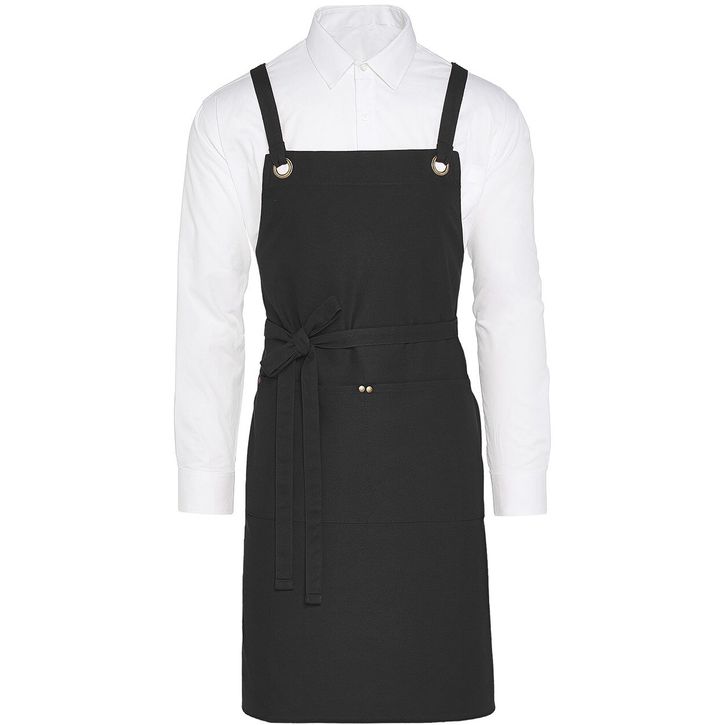 Image produit Provence - Crossover Eyelets Bib Apron with Pocket
