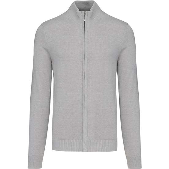 Cardigan zippé homme