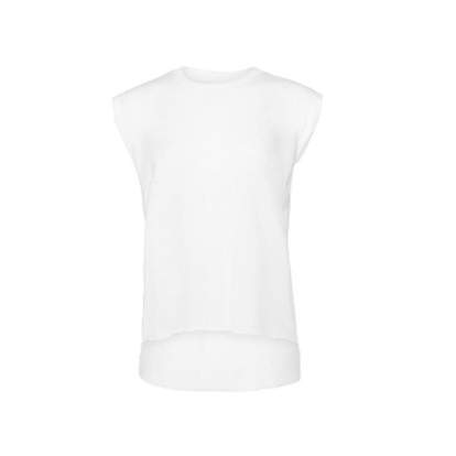 Image produit Women's flowy muscle tee with rolled cuff