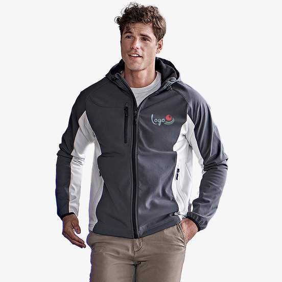 Hooded Fashion Softshell Jacket