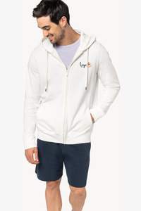 Image produit Sweat Terry280 capuche zippé unisexe - 280g