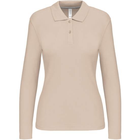 Polo manches longues femme