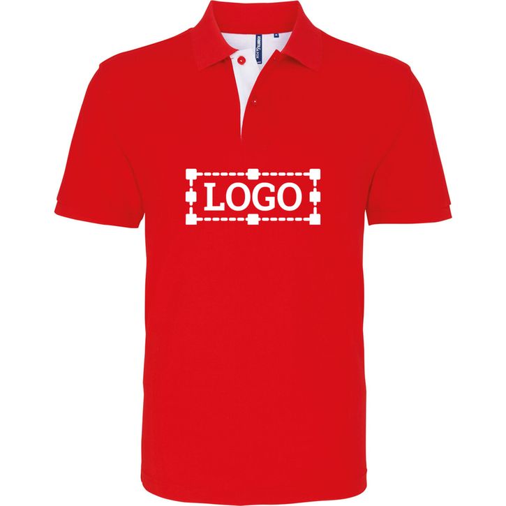 Image produit Polo contrasté coupe classique homme