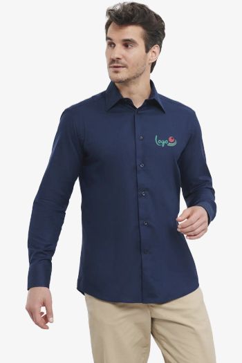 Image produit Chemise Oxford cintrée manches longues homme