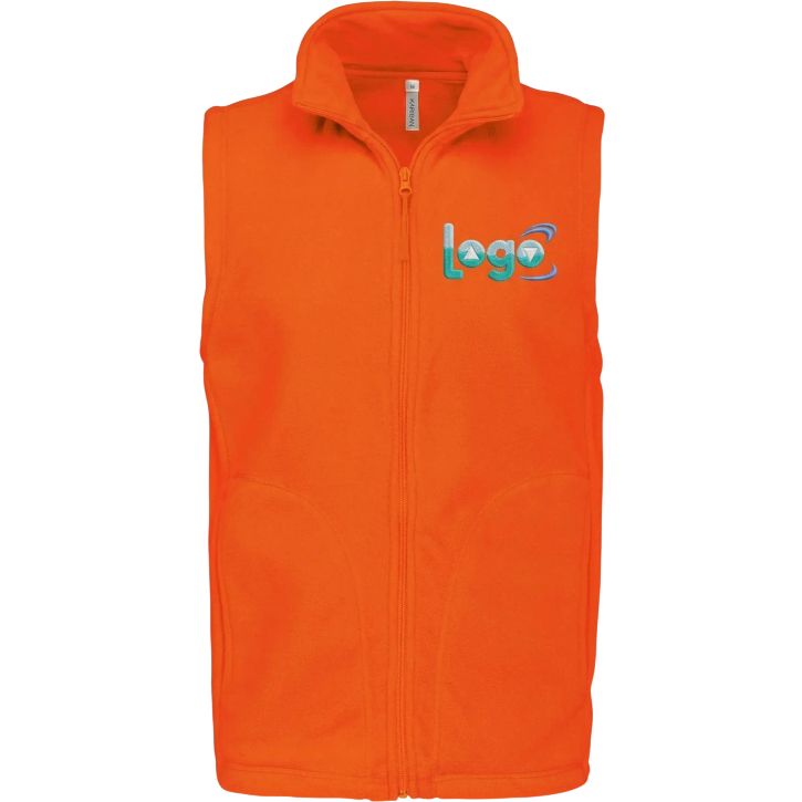 Bodywarmer micropolaire homme