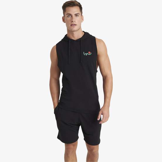 Urban Sleeveless Muscle Hoodie 