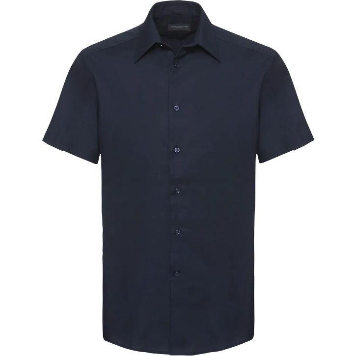 Image produit Chemise Oxford cintrée manches courtes homme