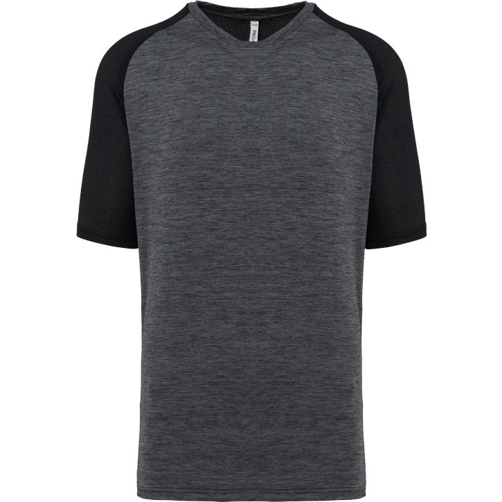 Image produit T-shirt de padel bicolore à manches raglan homme