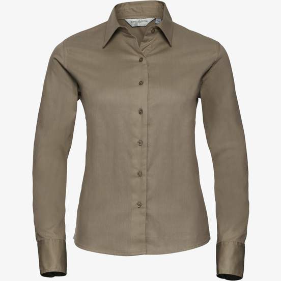 Ladies’ long sleeve classic twill shirt