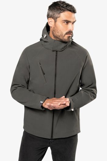 Image produit Veste softshell à capuche homme