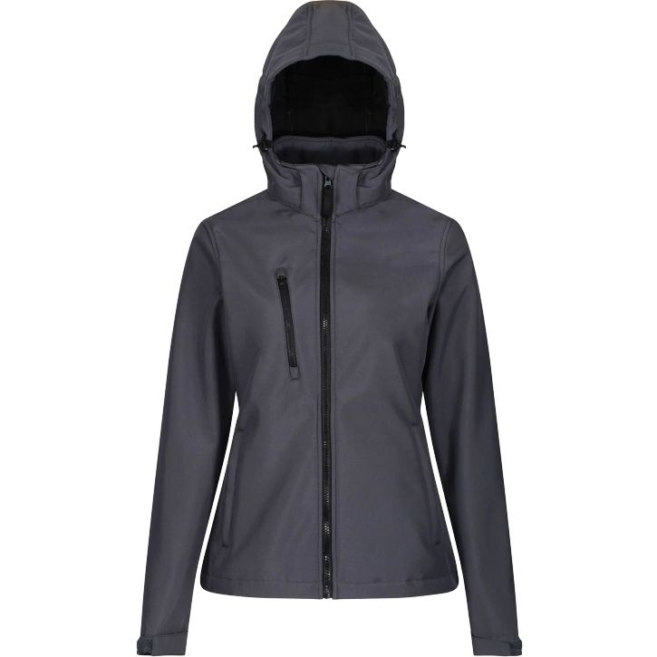 Women's Venturer 3-layer Printable Hooded Softshell Jacket