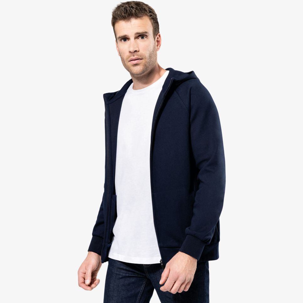 Veste zippée à capuche homme