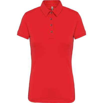 Image produit Polo jersey manches courtes femme