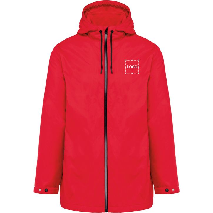 Veste à capuche avec doublure en micropolaire unisexe