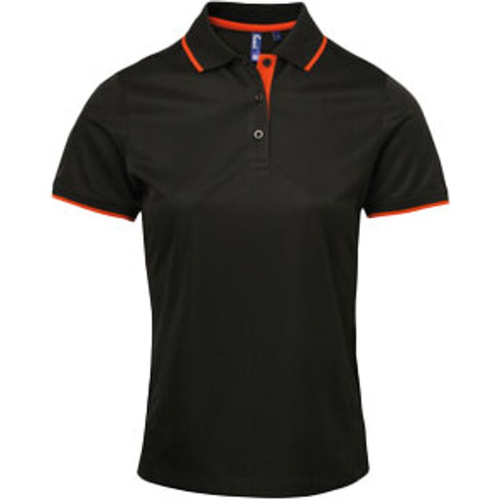 Image produit Polo Coolchecker® contrasté pour femme