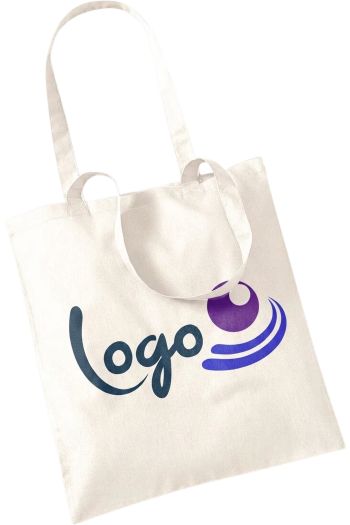 Sac coton anses longues - Natural