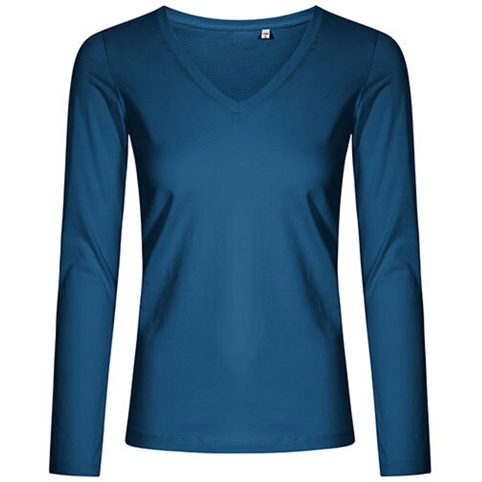 Women´s V-Neck T-Shirt Longsleeve