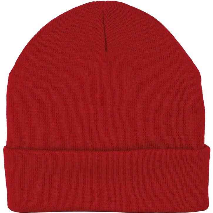 Bonnet recyclé avec revers tricoté