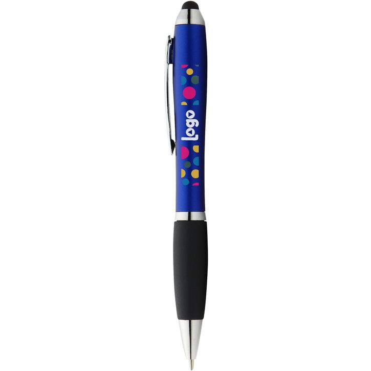 Image produit Stylo stylet coloré avec grip noir Nash