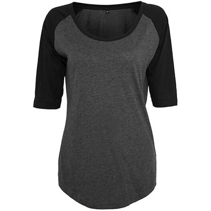 Ladies 3/4 Contrast Raglan Tee