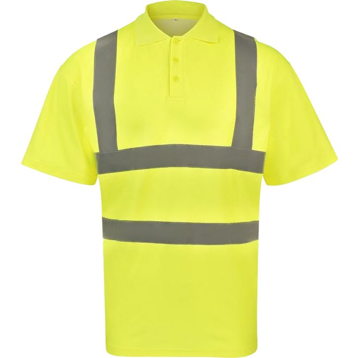 High-end polycotton Hi-Vis polo shirt Cambridge