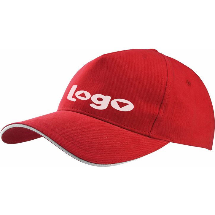 Image produit Casquette avec sandwich contrasté - 5 panneaux 