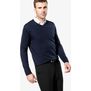 Pull Mérinos col V homme