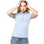 Polo jersey manches courtes femme