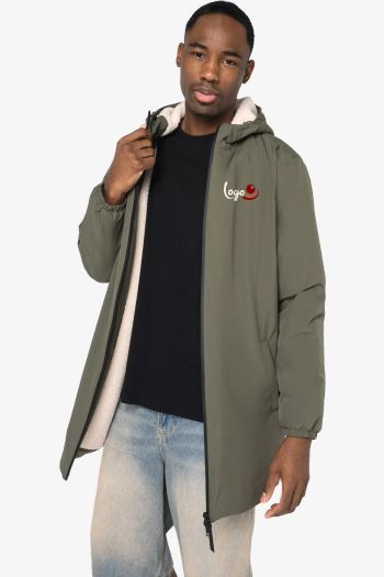 Image produit Veste imperméable doublée en sherpa unisexe
