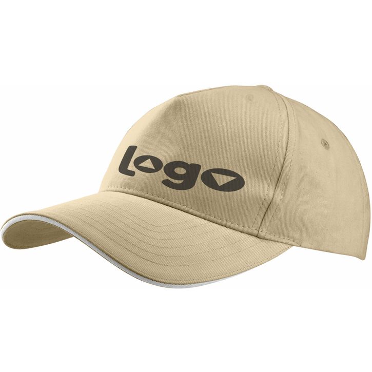 Image produit Casquette avec sandwich contrasté - 5 panneaux 