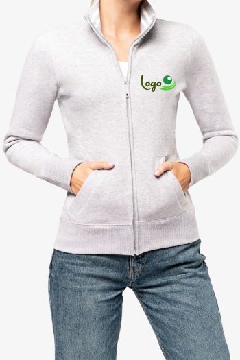 Image produit Veste molleton zippée femme