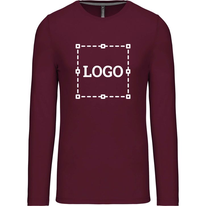 Image produit T-shirt homme manches longues encolure ronde
