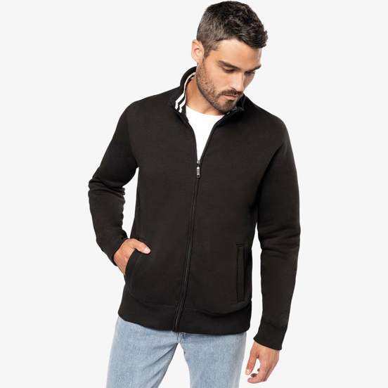 Veste molleton zippée homme