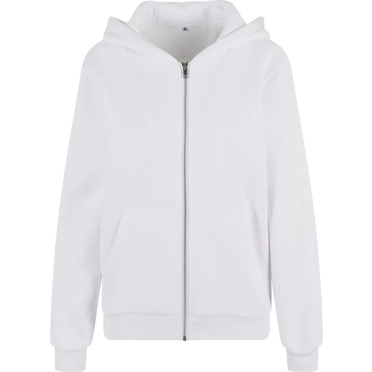 Ladies Fluffy Zip Hoody