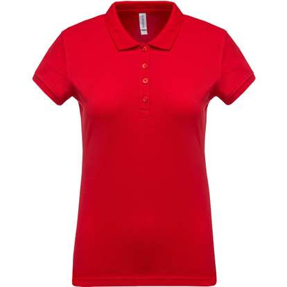 Image produit Polo piqué manches courtes femme 