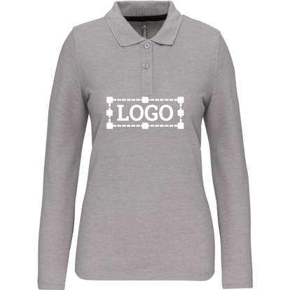 Image produit Polo manches longues femme