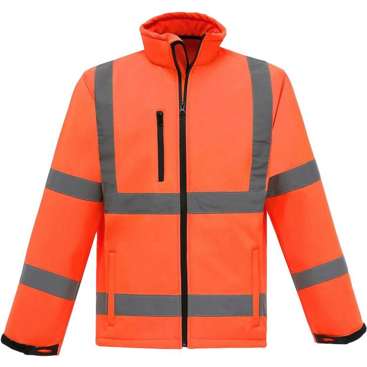 Veste softshell haute visibilité