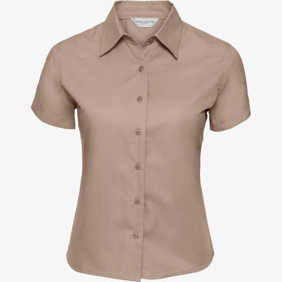 Ladies’ short sleeve classic twill shirt